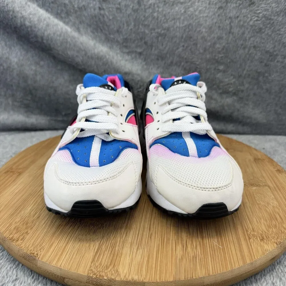 Nike Air Huarache Shoes Boys Size 5.5Y White Pink Athletic Sneakers 654275-104